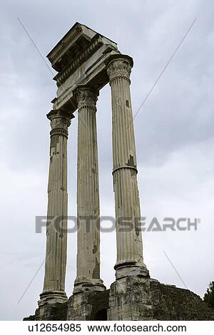 Roman Forum ruins in Rome, Italy. View Large Photo Image Stock Photography - Roman Forum ruins in Rome, Italy.. Fotosearch