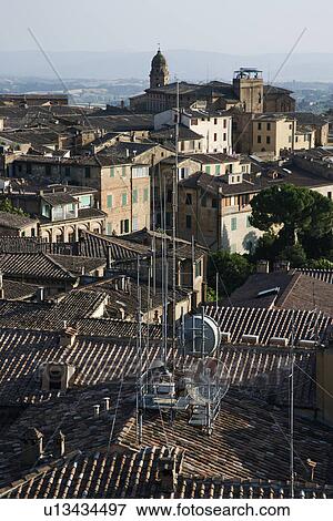 Rooftop view of Siena, Italy. View Large Photo Image Stock Photo - Rooftop view of Siena, Italy.. Fotosearch