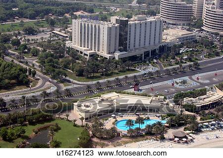 Stock Image - hotel, oman, hilton. Fotosearch