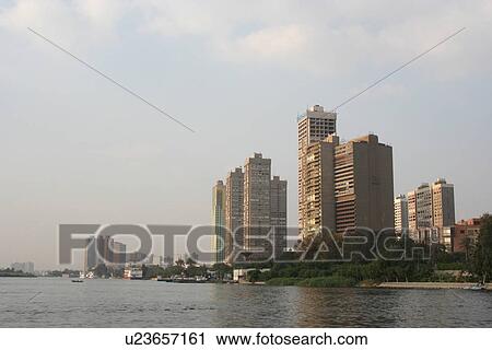 Egypt, Cairo, Cityscape, Nile View Large Photo Image Stock Image - Egypt, Cairo, Cityscape, Nile. Fotosearch