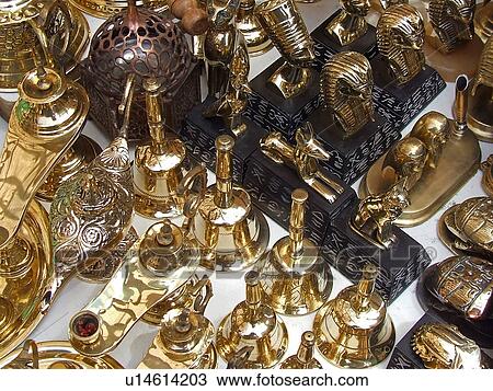 Stock Image - Egypt, Cairo, Khan, el-Khalili, Bazar. Fotosearch