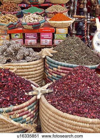 Stock Image - Egypt, Cairo, Khan, el-Khalili, Bazar. Fotosearch