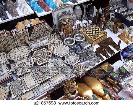 Egypt, Cairo, Khan, el-Khalili, Bazar View Large Photo Image Stock Photo - Egypt, Cairo, Khan, el-Khalili, Bazar. Fotosearch