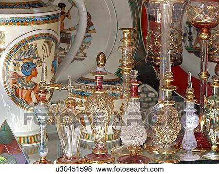 Stock Photo - Egypt, Cairo, Khan, el-Khalili, Bazar. Fotosearch