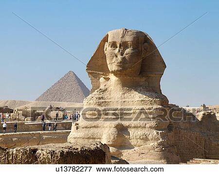 Stock Photo - Egypt, Giza, Pyramids, Sphinx. Fotosearch