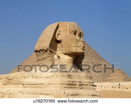 Stock Photography - Egypt, Giza, Pyramids, Sphinx. Fotosearch