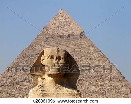 Egypt, Giza, Pyramids, Sphinx View Large Photo Image Stock Photography - Egypt, Giza, Pyramids, Sphinx. Fotosearch