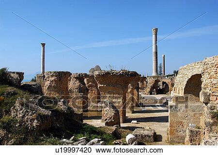 Stock Image - Tunis, Tunisia, arabic, islam, Carthage, cartage, karthago. Fotosearch