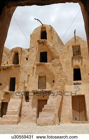 Stock Image - Southern, Ksour, Tunis, Tunisia, arabic, country. Fotosearch