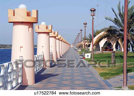 Picture - abu, side, sea, dhabi, architecture. Fotosearch