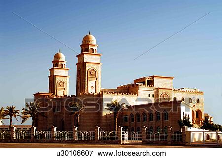 Stock Photo - blue, abu, prayer, mosque, dhabi, sky, architecture. Fotosearch