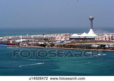 Stock Image - dhabi, palace, emirates, corniche, abu. Fotosearch