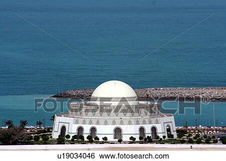 Stock Photograph - dhabi, palace, emirates, corniche, abu. Fotosearch