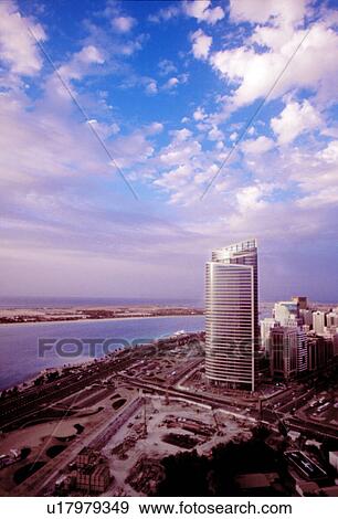 dhabi, side, sea, city, abu View Large Photo Image Stock Photo - dhabi, side, sea, city, abu. Fotosearch