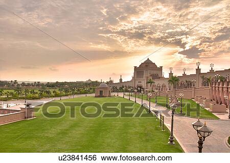 emirates, palace, abu, dhabi, clear, sky View Large Photo Image Stock Photograph - emirates, palace, abu, dhabi, clear, sky. Fotosearch