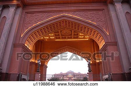 Stock Photograph - entry, dhabi, entrance, gate, palace, abu. Fotosearch