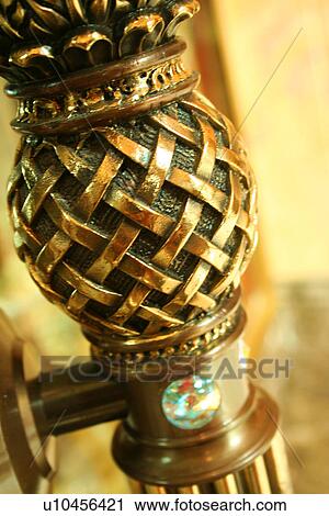 Stock Image - gold, dhabi, handle, door, palace, rich, abu. Fotosearch