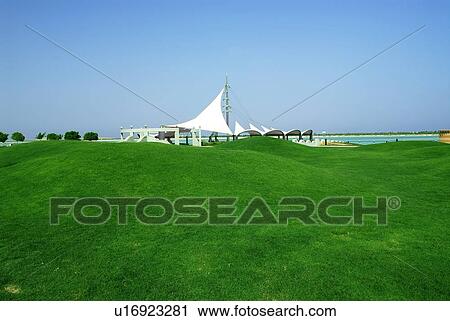 Stock Image - landscape, scenery, countryside, land, abu, dhabi, park. Fotosearch