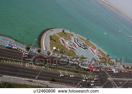 red, dhabi, traffic, road, corniche, light, abu View Large Photo Image Stock Photograph - red, dhabi, traffic, road, corniche, light, abu. Fotosearch