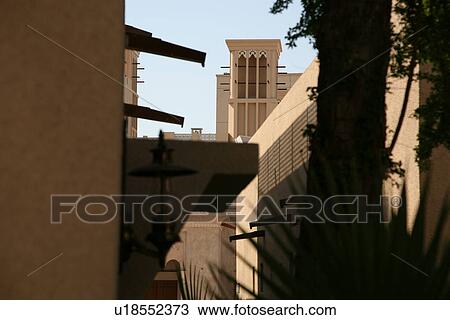 Stock Image - dubai, bastakia. Fotosearch