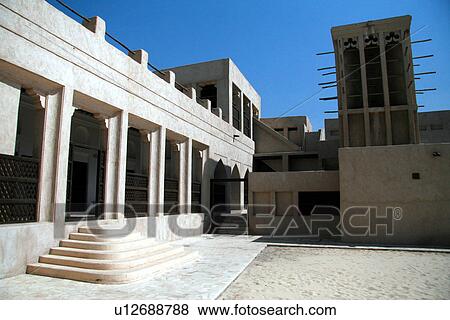 Stock Photo - Dubai, bastakia. Fotosearch