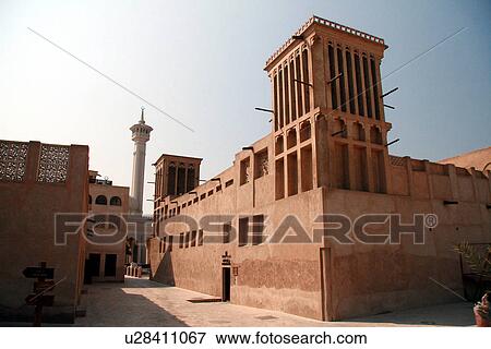 Stock Photo - Dubai, bastakia. Fotosearch