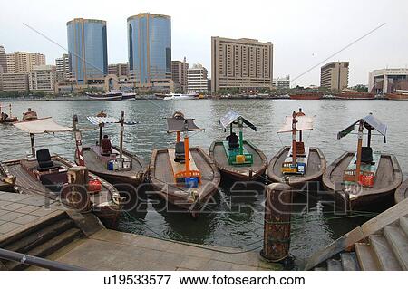 dubai, creek, twin, towers View Large Photo Image Stock Photo - dubai, creek, twin, towers. Fotosearch