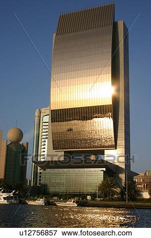 Stock Photo - dubai, deira, creek, building. Fotosearch