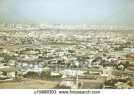 dubai, aerial, view View Large Photo Image Stock Image - dubai, aerial, view. Fotosearch