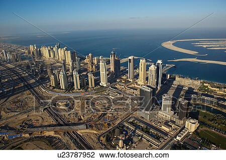 dubai, aerial, airborne, sky, december, 2006 View Large Photo Image Stock Image - dubai, aerial, airborne, sky, december, 2006. Fotosearch