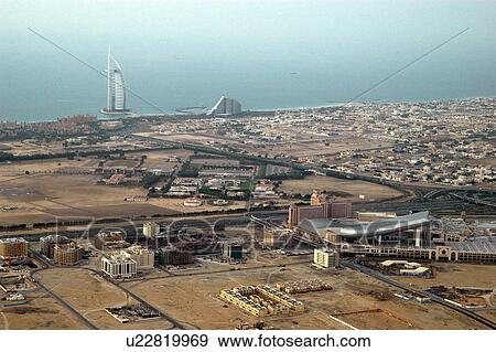 dubai, aerial, dubai, emirates, mall, interchange View Large Photo Image Stock Photo - dubai, aerial, dubai, emirates, mall, interchange. Fotosearch