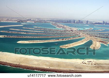 dubai, aerial, dubai, marina, jumeirah, palm View Large Photo Image Stock Photo - dubai, aerial, dubai, marina, jumeirah, palm. Fotosearch
