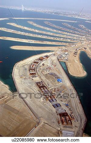 dubai, aerial, dubai, palm, jumeirah View Large Photo Image Stock Image - dubai, aerial, dubai, palm, jumeirah. Fotosearch