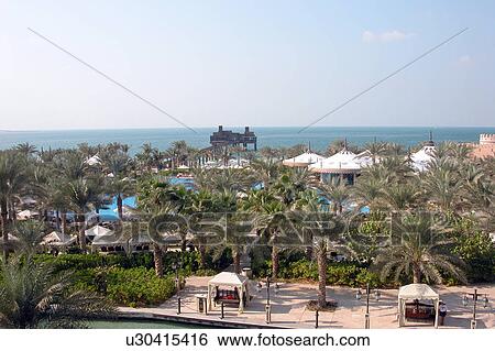 dubai, madinat, jumeirah, burj, arab View Large Photo Image Stock Photograph - dubai, madinat, jumeirah, burj, arab. Fotosearch