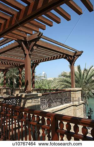 Picture - jumeirah, hotel, madinat, view, UAE, dubai, luxury. Fotosearch