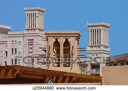 Stock Image - madinat, jumeirah, dubai, UAE, emirates. Fotosearch
