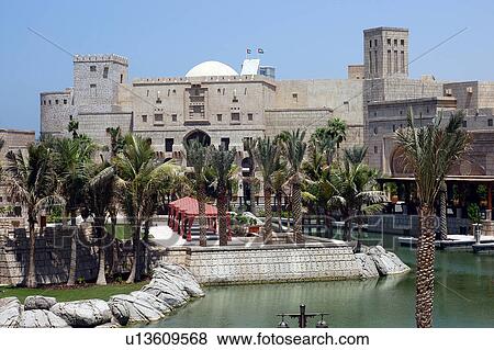 Stock Photo - madinat, jumeirah, dubai, united, arab, emirates. Fotosearch