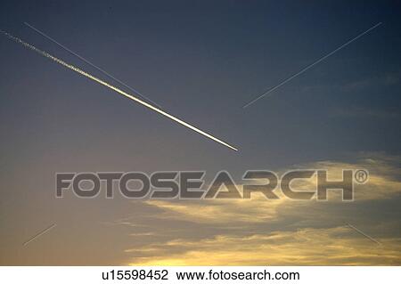 Stock Image - airliner, Country, sky, sharjah, UAE, airplane, Arabic. Fotosearch