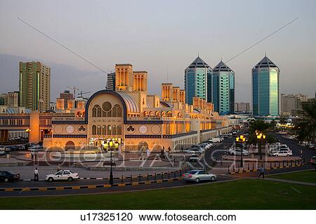 Stock Image - Country, sharjah, UAE, Arabic. Fotosearch