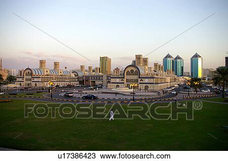 Stock Image - Country, sharjah, UAE, Arabic. Fotosearch