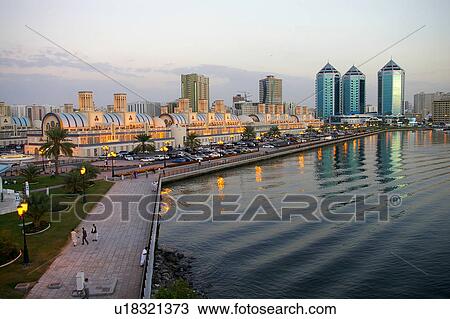 Stock Image - Country, sharjah, UAE, Arabic. Fotosearch