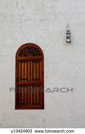 Stock Image - light, Country, window, Sharjah, UAE, Arabic. Fotosearch