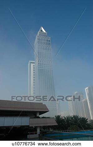 Picture - sheikh, zayed, road, fog. Fotosearch