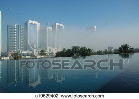 Stock Image - sheikh, zayed, road, fog. Fotosearch