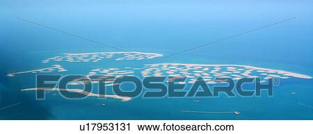 Stock Image - dubai, UAE, aerial, International, City, Chinamex. Fotosearch