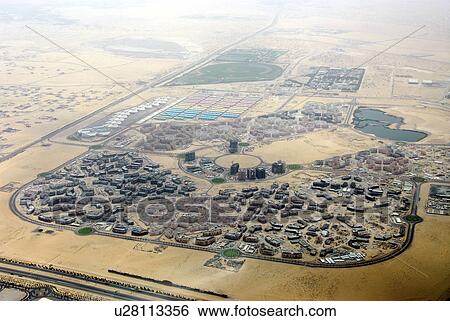Stock Photograph - dubai, UAE, aerial, International, City, Chinamex. Fotosearch