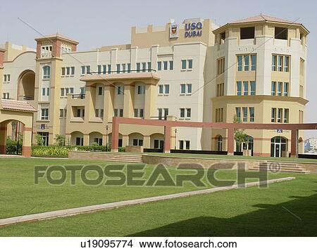 UAE, Dubai, Knowledge, village View Large Photo Image Picture - UAE, Dubai, Knowledge, village. Fotosearch