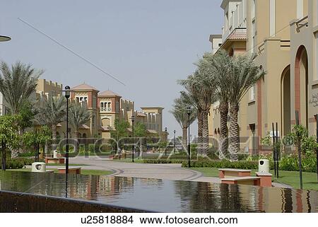 UAE, Dubai, Knowledge, village View Large Photo Image Picture - UAE, Dubai, Knowledge, village. Fotosearch