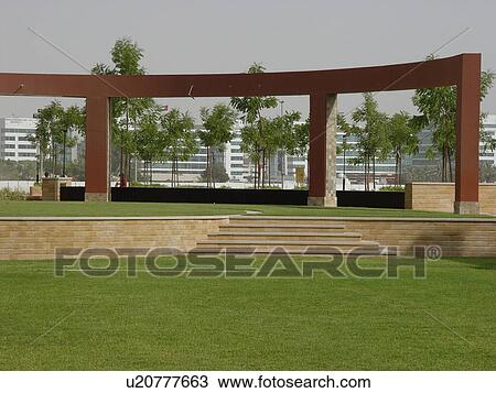 Stock Image - UAE, Dubai, Knowledge, village. Fotosearch