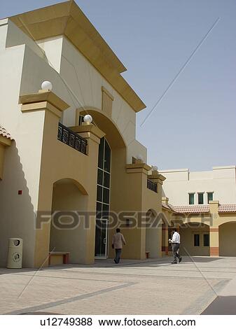 Stock Photo - UAE, Dubai, Knowledge, village. Fotosearch
